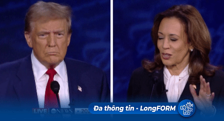 LongFORM: Cuộc tranh luận trực tiếp giữa ông Trump và bà Harris