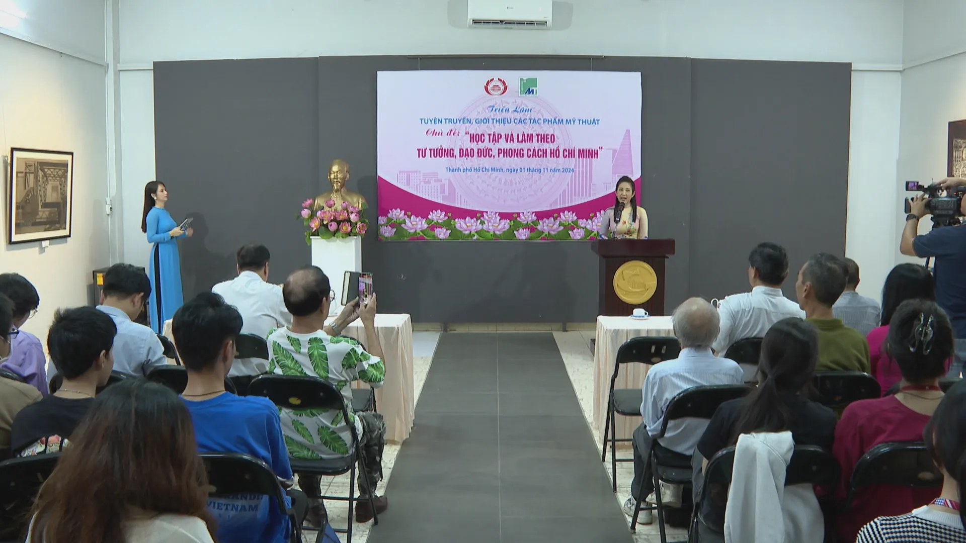 TP.HCM tổ chức triển lãm Mỹ thuật chủ đề "Học tập và làm theo tư tưởng, đạo đức, phong cách Hồ Chí Minh"