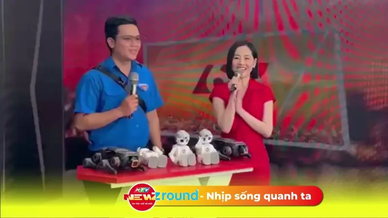 Trải nghiệm trở thành MC 60 giây đầy thú vị tại Không gian HTV