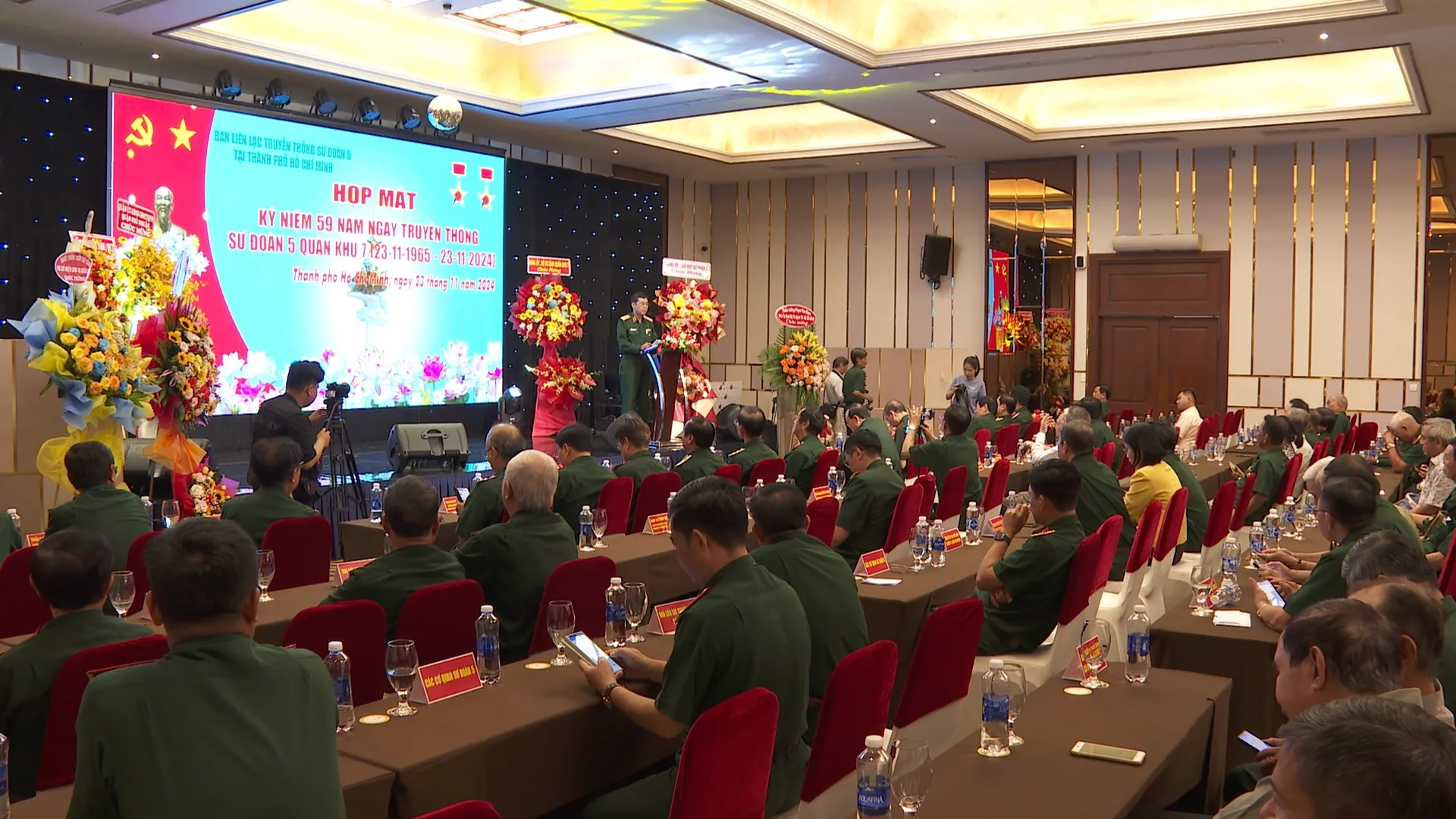Họp mặt kỷ niệm 59 năm Ngày truyền thống Sư đoàn 5 (Quân khu 7)