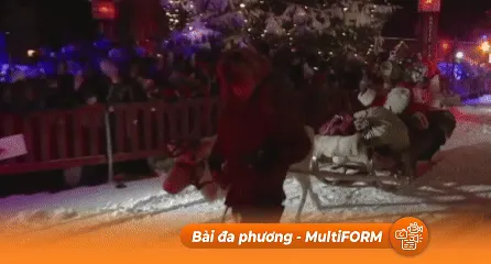 Ông già Noel ở Lapland bắt đầu hành trình phát quà