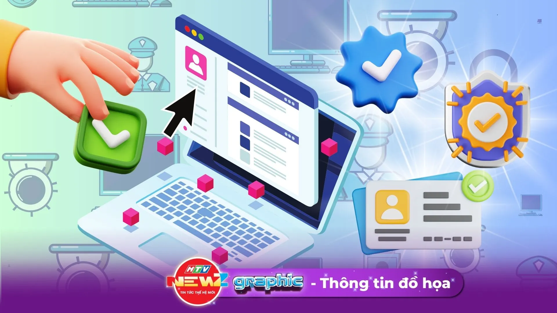 NewZgraphic: Hướng dẫn cách xác thực tài khoản Facebook bằng số Căn Cước