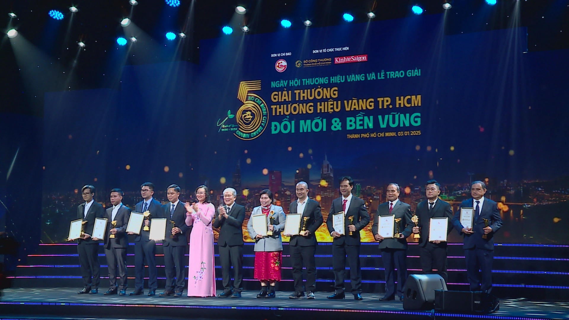 10 doanh nghiệp nhận giải Thương hiệu Vàng TP.HCM 2024
