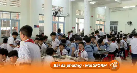 Cải tiến bữa ăn học đường nhờ công nghệ hiện đại