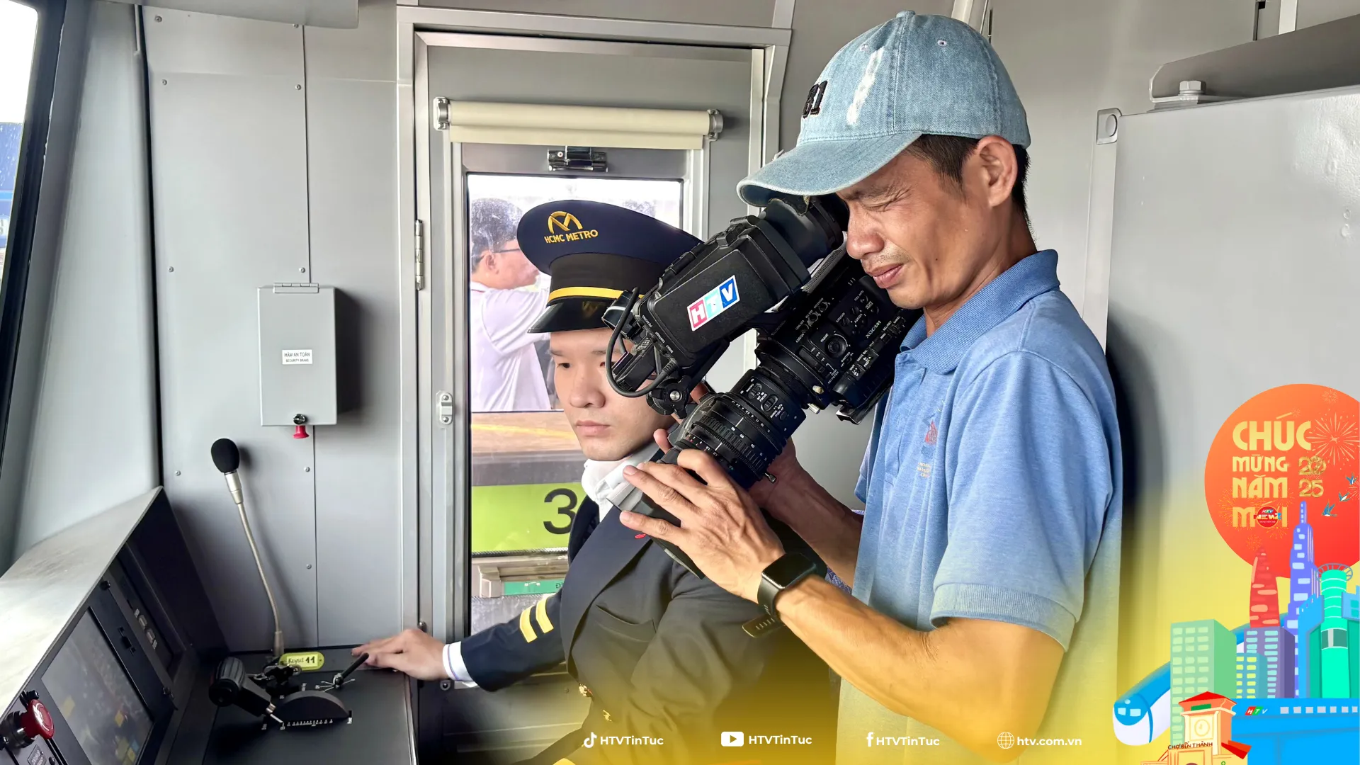 Hậu trường thời sự đặc biệt mừng Tết Ất Tỵ 2025: Những người thầm lặng phía sau ga Metro