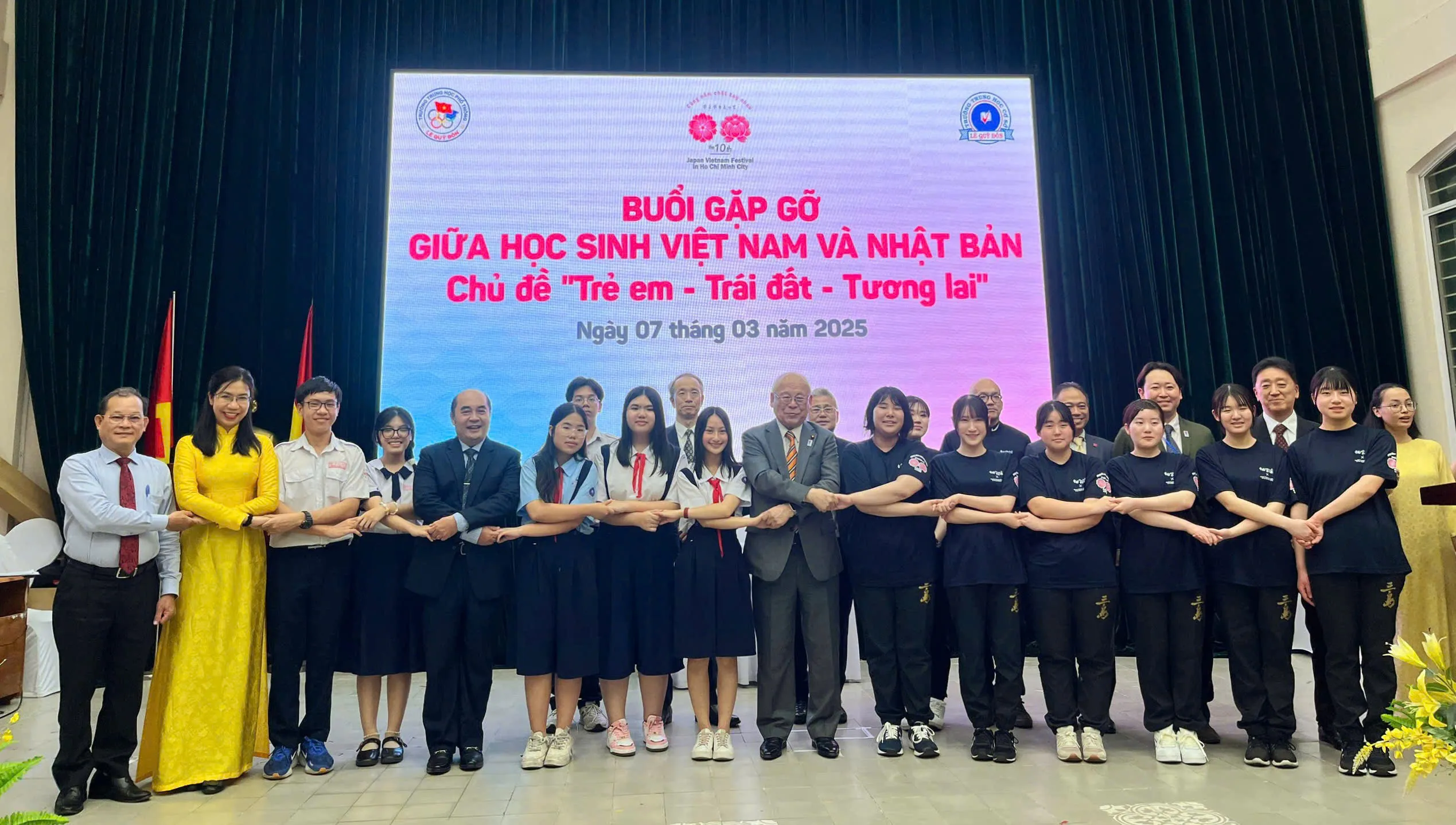 Học sinh Việt Nam - Nhật Bản giao lưu, thắt chặt tình hữu nghị tại Lễ hội Việt - Nhật lần thứ 10