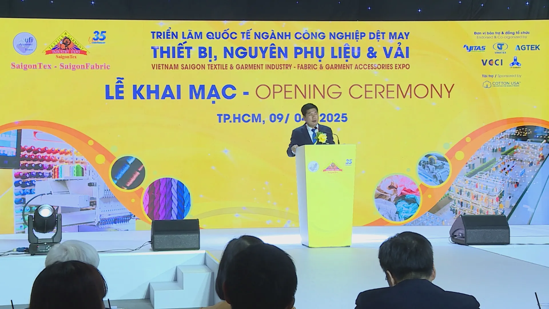 SaigonTex – SaigonFabric 2025 khai mạc, quy tụ hơn 1.100 nhà triển lãm quốc tế