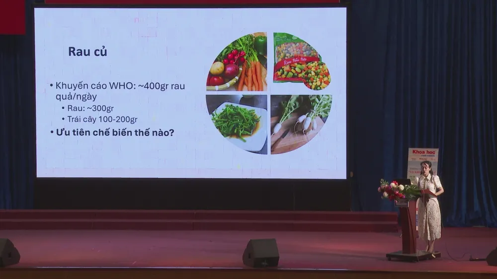 "Vui khỏe mỗi ngày" lan tỏa thông điệp sống tích cực và chăm sóc sức khỏe tim mạch từ chế độ ăn uống hợp lý