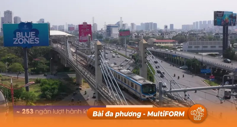 Metro Số 1: Tăng cường số chuyến và giờ khai thác phục vụ hành khách dịp lễ 30/4
