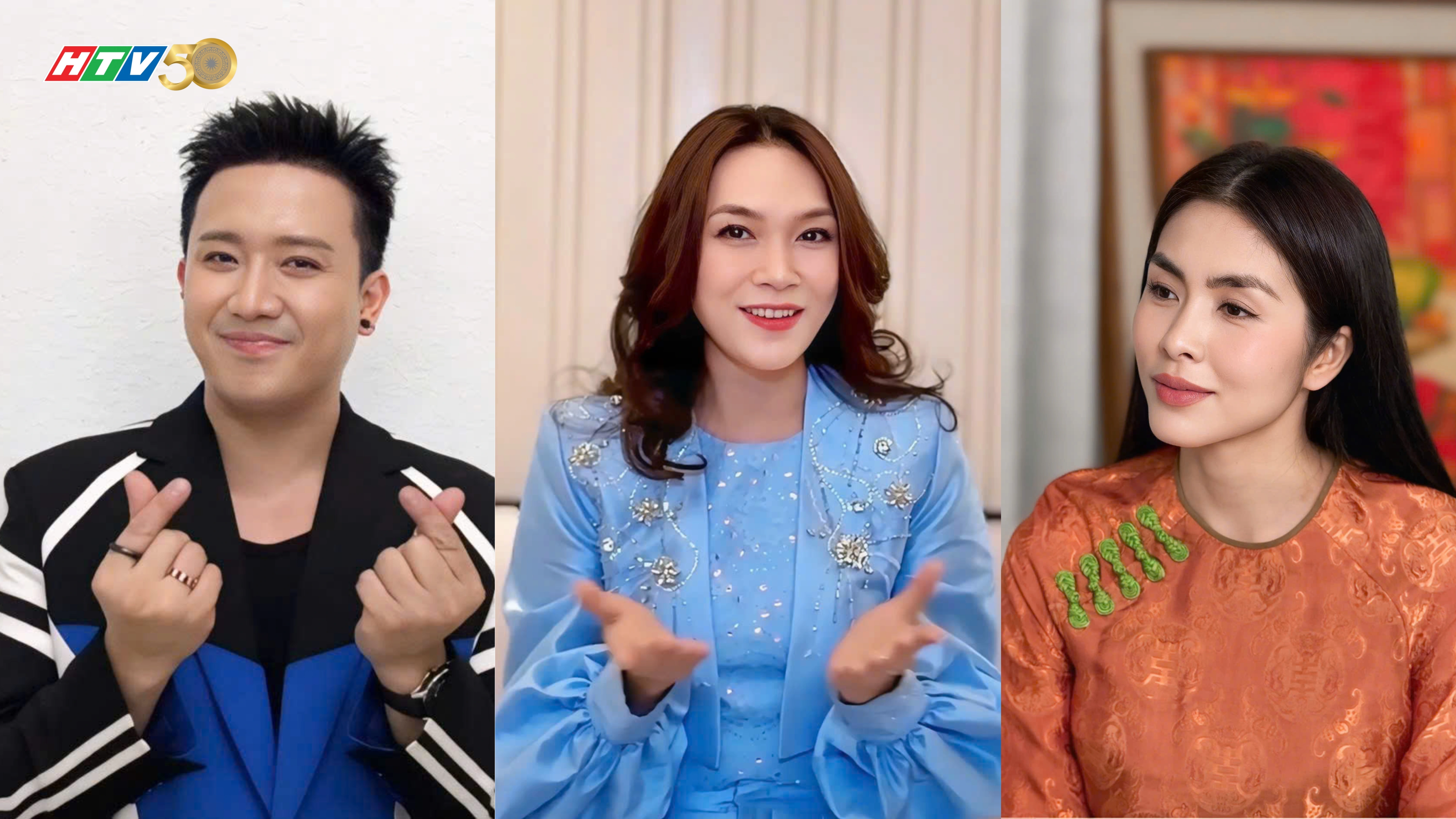 Lời tri ân của Tăng Thanh Hà, Trấn Thành, Mỹ Tâm mừng HTV kỷ niệm 50 năm ngày phát sóng đầu tiên