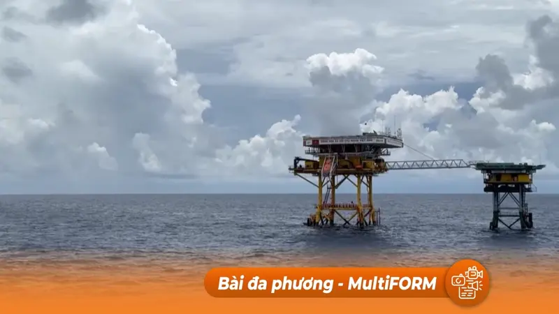 Nhà giàn DK1 – vững vàng nơi đầu sóng ngọn gió