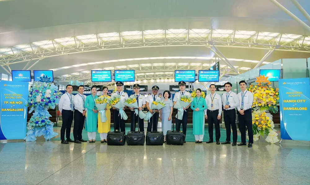 Vietnam Airlines chính thức khai trương đường bay thẳng Hà Nội – Bengaluru