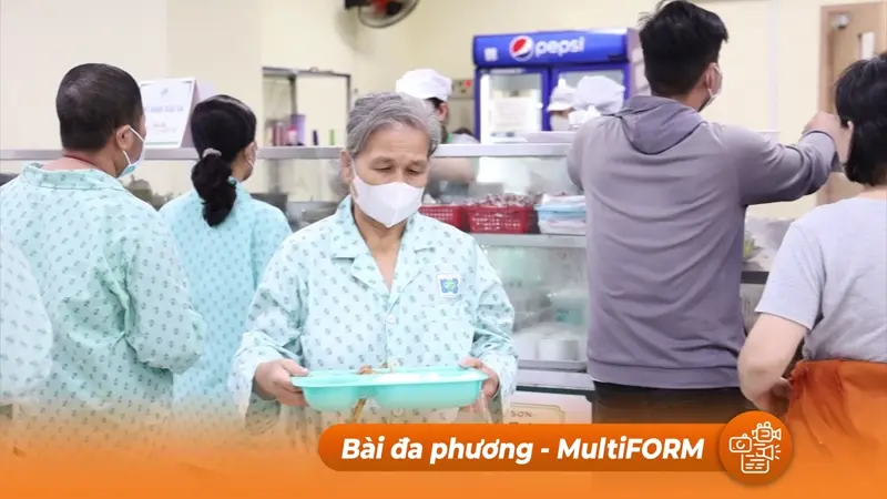 Những bữa ăn miễn phí tiếp sức cho những bệnh nhân tại Bệnh viện Ung Bướu