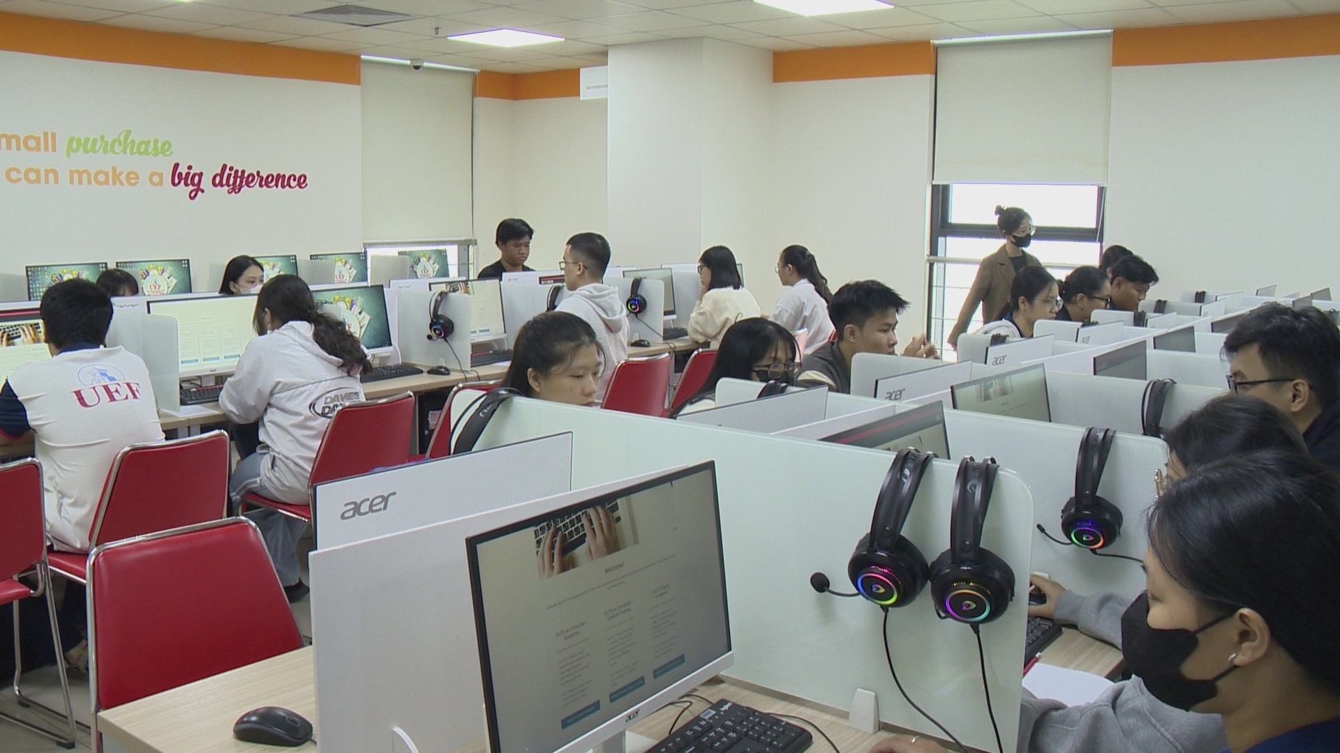 UEF "mở khóa" IELTS cho sinh viên: Trải nghiệm thi thật, tự tin chinh phục