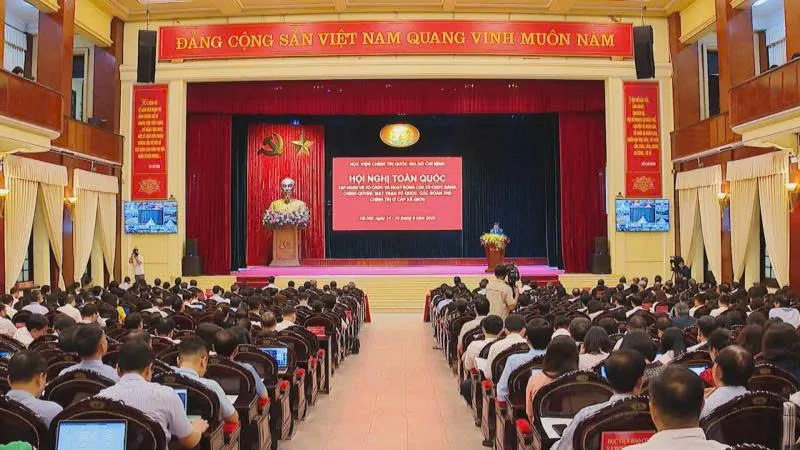Hội nghị toàn quốc tập huấn về tổ chức và hoạt động của tổ chức Đảng, chính quyền, Mặt trận Tổ quốc, các đoàn thể chính trị ở cấp xã (mới)