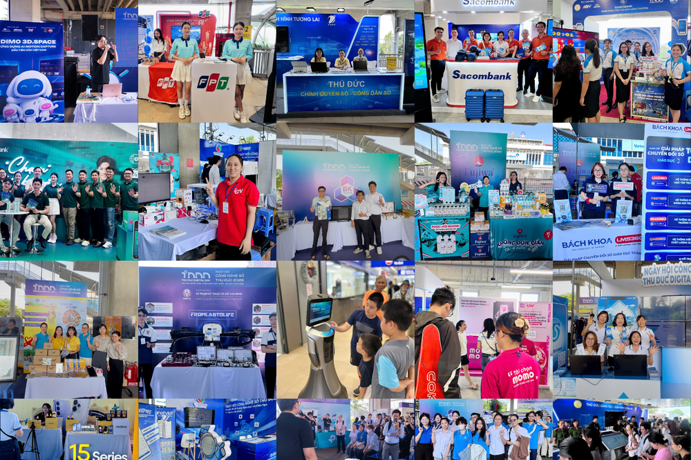 Ngày hội Công nghệ số Thủ Đức 2025 - Thu Duc Digital Day 2025 bùng nổ : Hàng ngàn người đổ về ga Metro để tham quan và trải nghiệm- Ảnh 15.