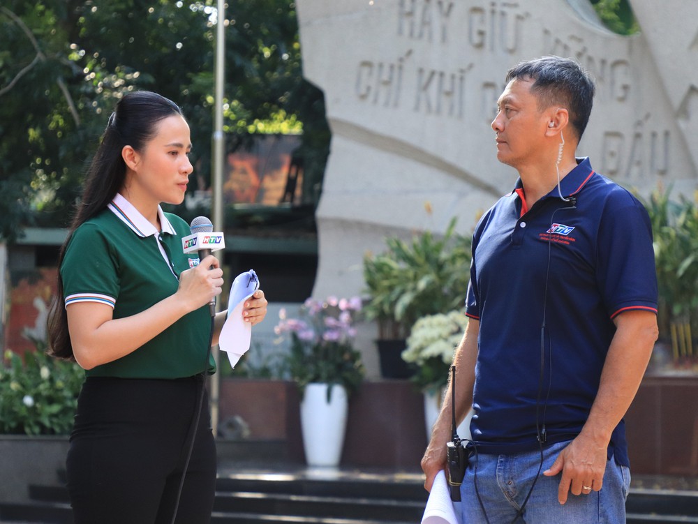Ekip HTV hoàn thành chương trình truyền hình trực tiếp lễ truy điệu 731 hài cốt liệt sĩ - Ảnh 38.