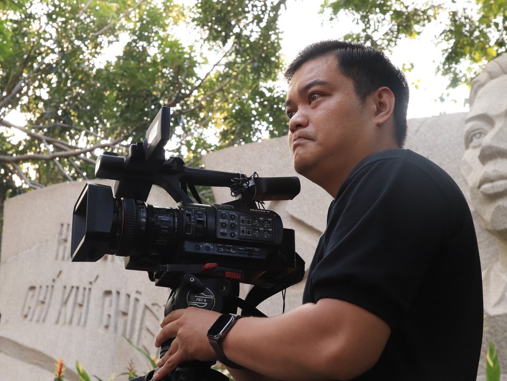 Ekip HTV hoàn thành chương trình truyền hình trực tiếp lễ truy điệu 731 hài cốt liệt sĩ - Ảnh 42.