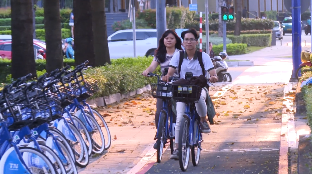 Trải nghiệm làn đường dành cho xe đạp đầu tiên tại TP. Hồ Chí Minh- Ảnh 12.