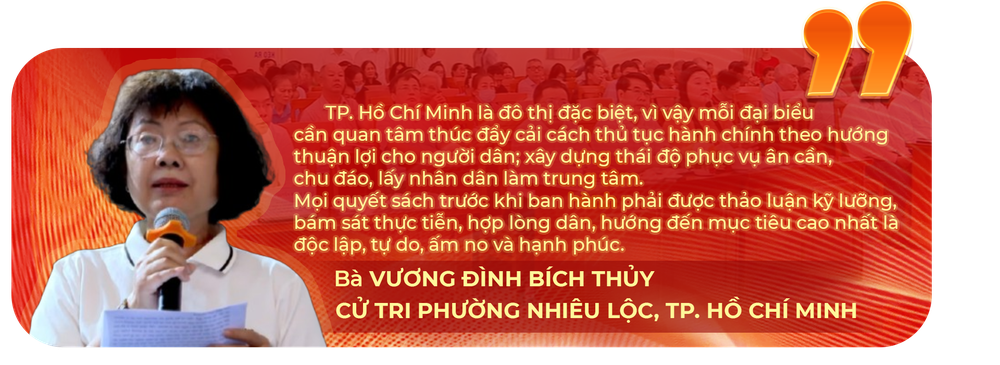 Đơn vị bầu cử số 6 tiếp xúc cử tri: Lắng nghe dân kể, gửi gắm niềm tin vào những đại biểu ưu tú - Ảnh 4.
