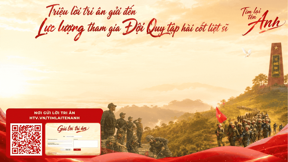HTV phát động Chiến dịch Đa truyền thông "Tìm lại tên anh" Nơi nhận và lan tỏa lòng tri ân của người dân, đồng hành cùng hành trình tìm kiếm và xác định danh tính các Anh hùng liệt sĩ - Ảnh 6.