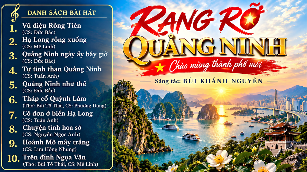 “Rạng rỡ Quảng Ninh” - Khi doanh nhân kể chuyện quê hương bằng âm nhạc - Ảnh 3.