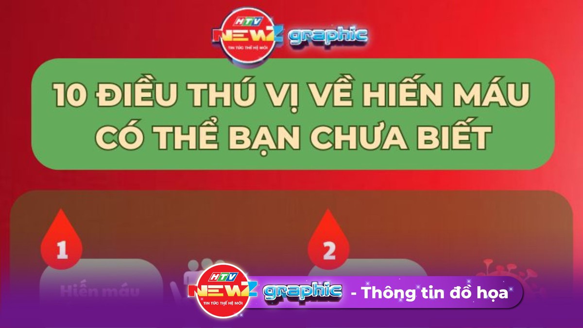 NewZgraphic: 10 điều thú vị về hiến máu có thể bạn chưa biết