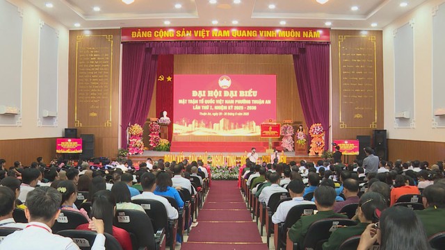 Bế mạc Đại hội đại biểu MTTQ Việt Nam phường Thuận An nhiệm kỳ 2025 - 2030 - Ảnh 1.