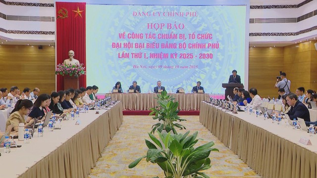 Chuẩn bị Đại hội đại biểu Đảng bộ Chính phủ lần thứ I, nhiệm kỳ 2025-2030 - Ảnh 1.