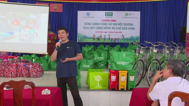 Bình Khánh tổ chức sinh hoạt chuyên đề “An toàn lao động và sinh kế bền vững” cho người lao động ve chai - Ảnh 2.