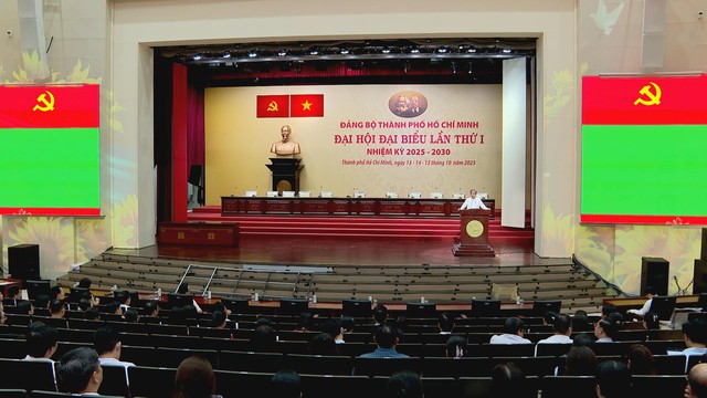 TP. Hồ Chí Minh kiểm tra công tác chuẩn bị Đại hội đại biểu Đảng bộ thành phố lần thứ I - Ảnh 3.