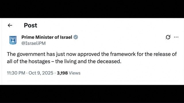 Israel ngừng bắn ngay sau khi nội các phê chuẩn thỏa thuận - Ảnh 1.