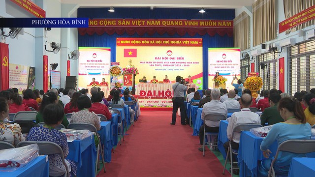 Đại hội MTTQ Việt Nam phường Hòa Bình lần thứ I, nhiệm kỳ 2025–2030 - Ảnh 1.