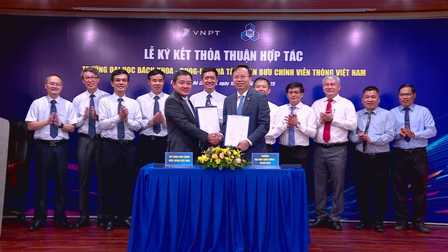 Trường Đại học Bách khoa và Tập đoàn VNPT ký kết hợp tác theo tinh thần Nghị quyết 57 - Ảnh 1.