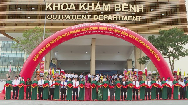 Bệnh viện Đa khoa khu vực Củ Chi hoàn thành, góp phần nâng tầm hạ tầng y tế TP. Hồ Chí Minh - Ảnh 1.