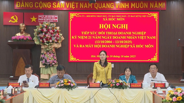 Xã Hóc Môn đồng hành cùng doanh nghiệp trong kỷ nguyên phát triển mới - Ảnh 1.