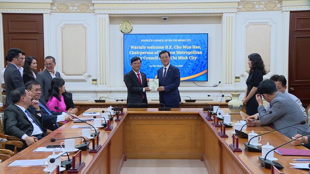 Lãnh đạo TP. Hồ Chí Minh tiếp và làm việc với đoàn Đại biểu hội đồng Thành phố DaeJeon (Hàn Quốc) - Ảnh 4.