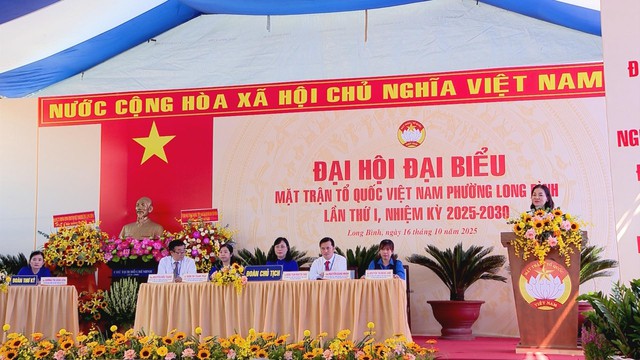 Đại hội Đại biểu Ủy ban MTTQ Việt Nam phường Long Bình nhiệm kỳ 2025 - 2030 - Ảnh 2.