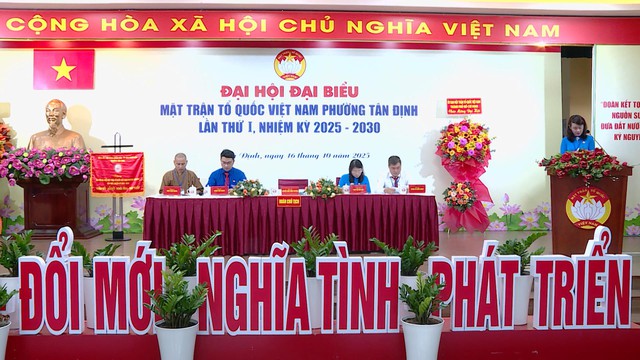 Đại hội Đại biểu Ủy ban MTTQ Việt Nam phường Tân Định nhiệm kỳ 2025 - 2030 - Ảnh 2.