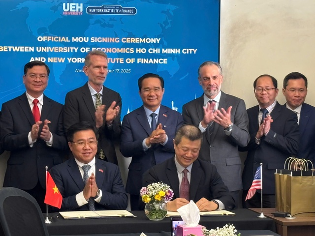 Đại học Kinh tế TP. Hồ Chí Minh và Viện Tài chính New York hợp tác đào tạo nhân lực cho Trung tâm Tài chính Quốc tế - Ảnh 4.