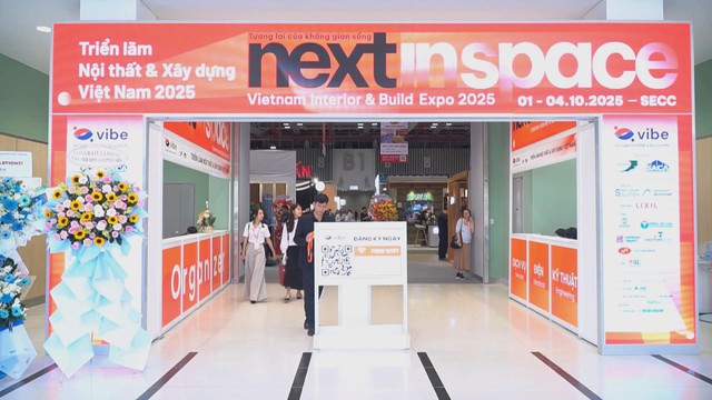 VIBE 2025 thu hút 550 gian hàng ngành kiến trúc – nội thất – xây dựng - Ảnh 1.