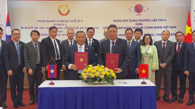 Việt Nam - Lào hợp tác phát triển khoa học công nghệ và chuyển đổi số trong giai đoạn mới - Ảnh 2.