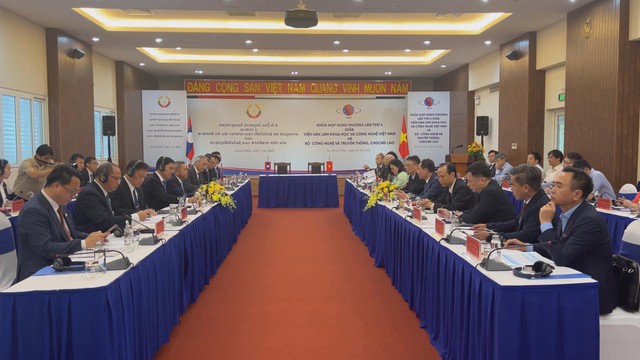 Việt Nam - Lào hợp tác phát triển khoa học công nghệ và chuyển đổi số trong giai đoạn mới - Ảnh 1.