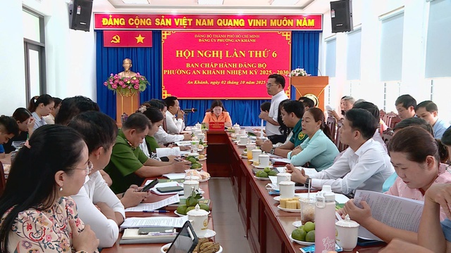 Phường An Khánh rà soát, đánh giá từng vị trí công tác cán bộ, công chức  - Ảnh 1.