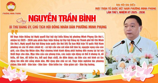 Đại hội đại biểu MTTQ Việt Nam phường Minh Phụng nhiệm kỳ 2025 - 2030 - Ảnh 5.