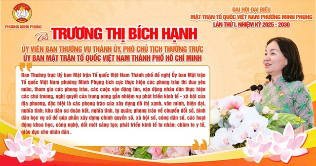 Đại hội đại biểu MTTQ Việt Nam phường Minh Phụng nhiệm kỳ 2025 - 2030 - Ảnh 4.
