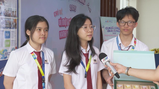 Học sinh đề xuất nhiều sáng kiến xây dựng xã hội bền vững - Ảnh 4.