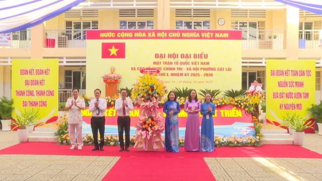 Đại hội đại biểu Mặt trận Tổ quốc phường Cát Lái và các tổ chức chính trị - xã hội lần thứ nhất, nhiệm kỳ 2025 - 2030 - Ảnh 1.