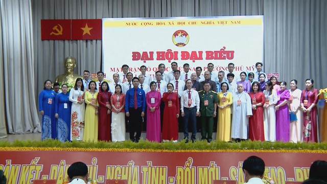 Tổ chức Đại hội Đại biểu MTTQ Việt Nam lần thứ I, nhiệm kỳ 2025 - 2030 tại phường Phú Mỹ - Ảnh 3.