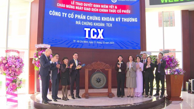 Hơn 2,31 cổ phiếu chứng khoán TCBS niêm yết chính thức trên Sở giao dịch Chứng khoán TP. Hồ Chí Minh - Ảnh 1.